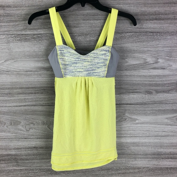 lululemon athletica Tops - Lululemon Athletica Neon Green Tank Top
